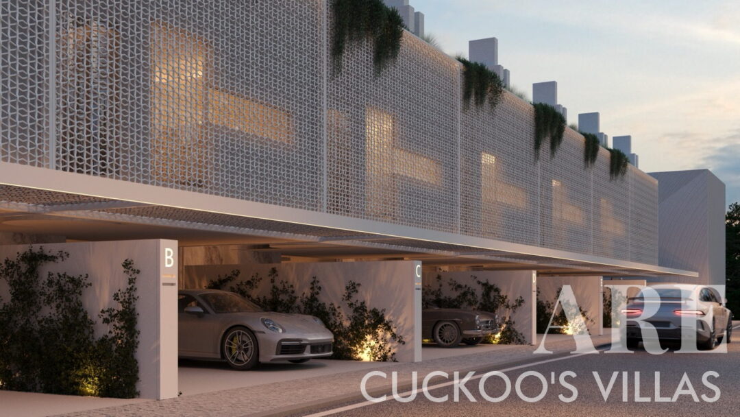 Each townhouse at Cuckoo's Villas includes a private carport with space for two cars.